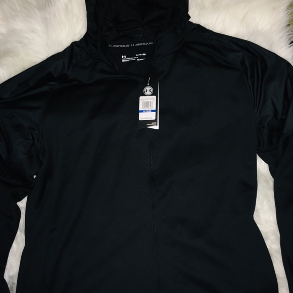 Under Armour Other - Under Armour Black Full Zip Hoodie Long Sleeve XXL